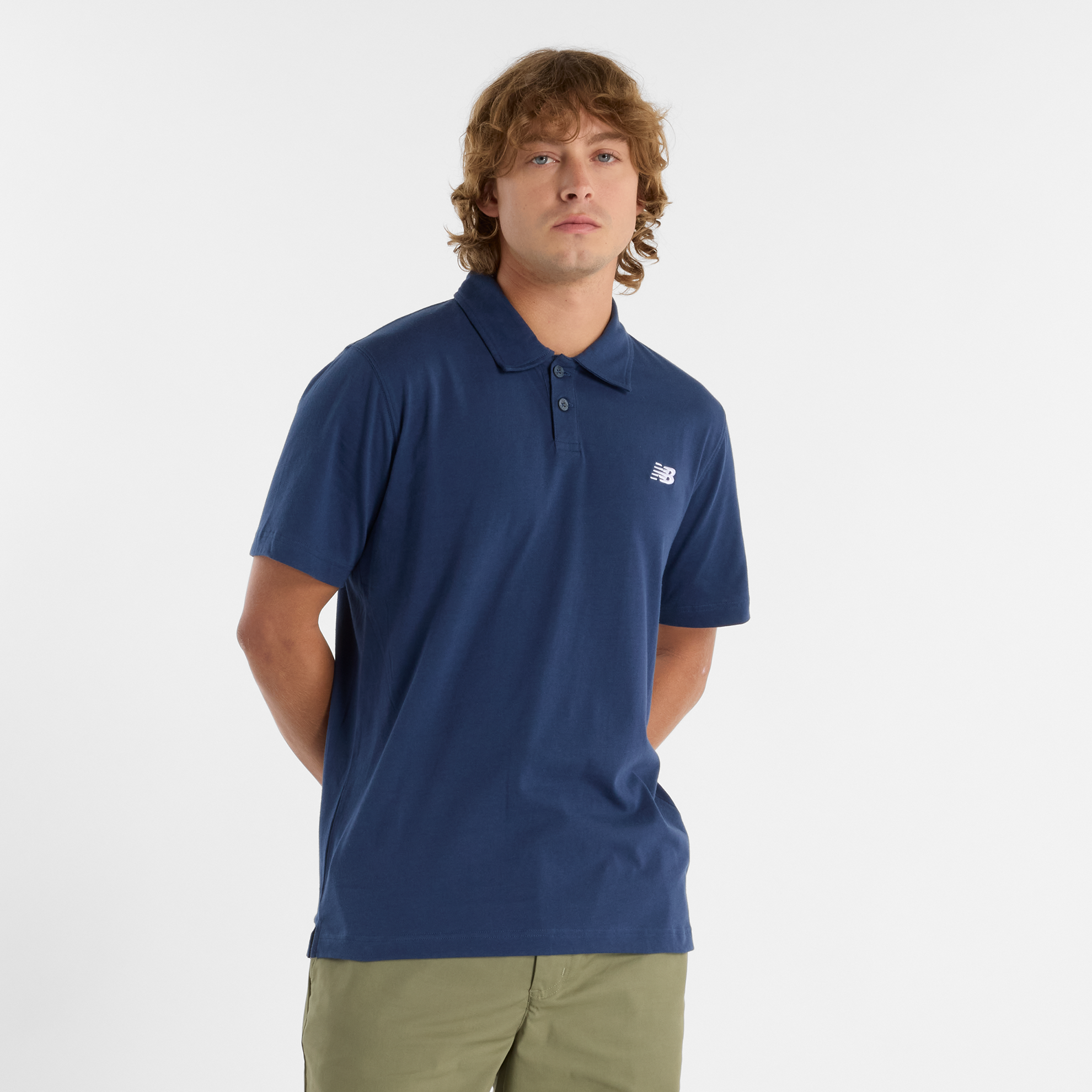 Férfi póló New Balance MT51504NNY – sötétkék L - L