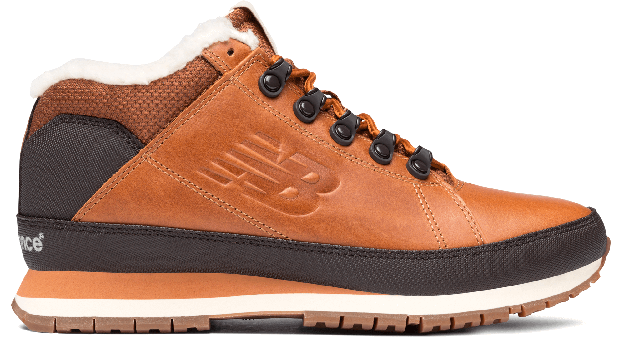 Buty zimowe męskie New Balance H754LFT - brązowe 43 Standardowa (D) - 43 Standardowa (D)