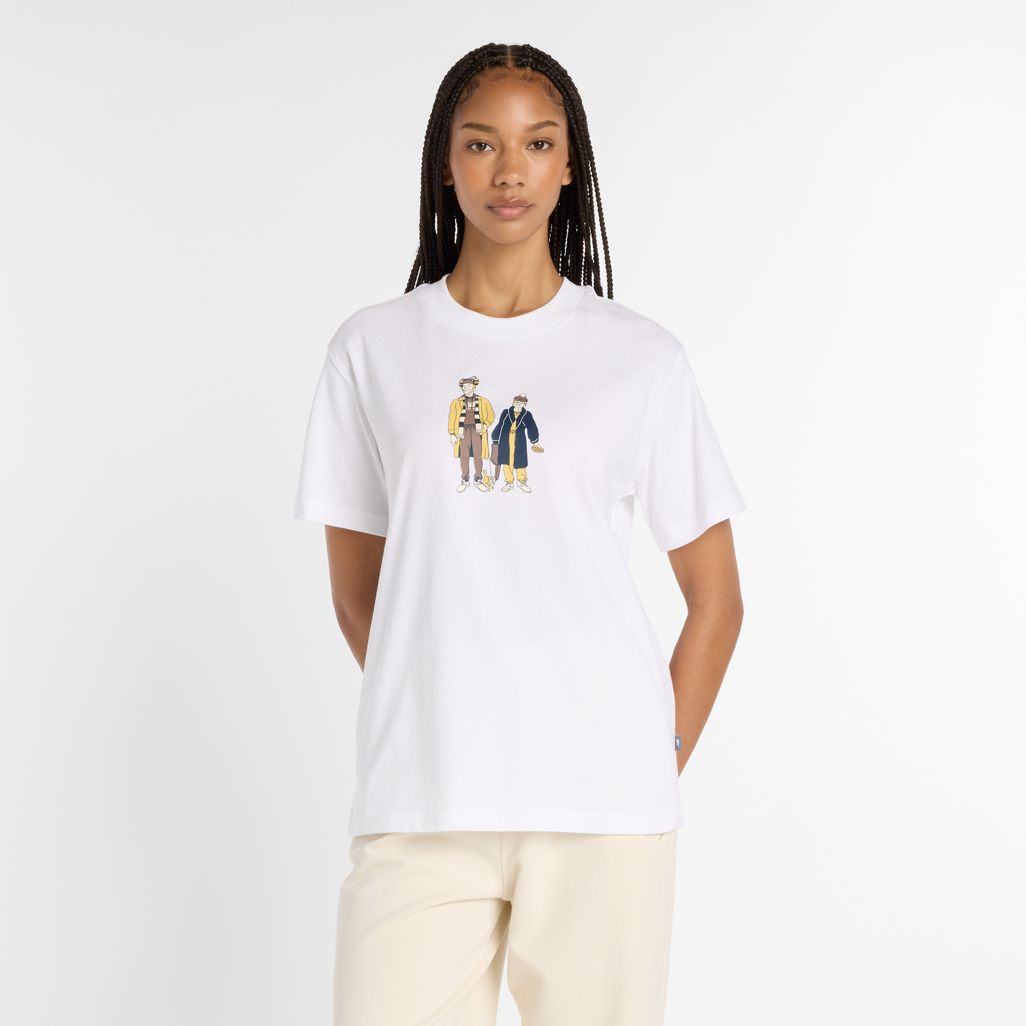 Koszulka damska New Balance WT53926WT – biała