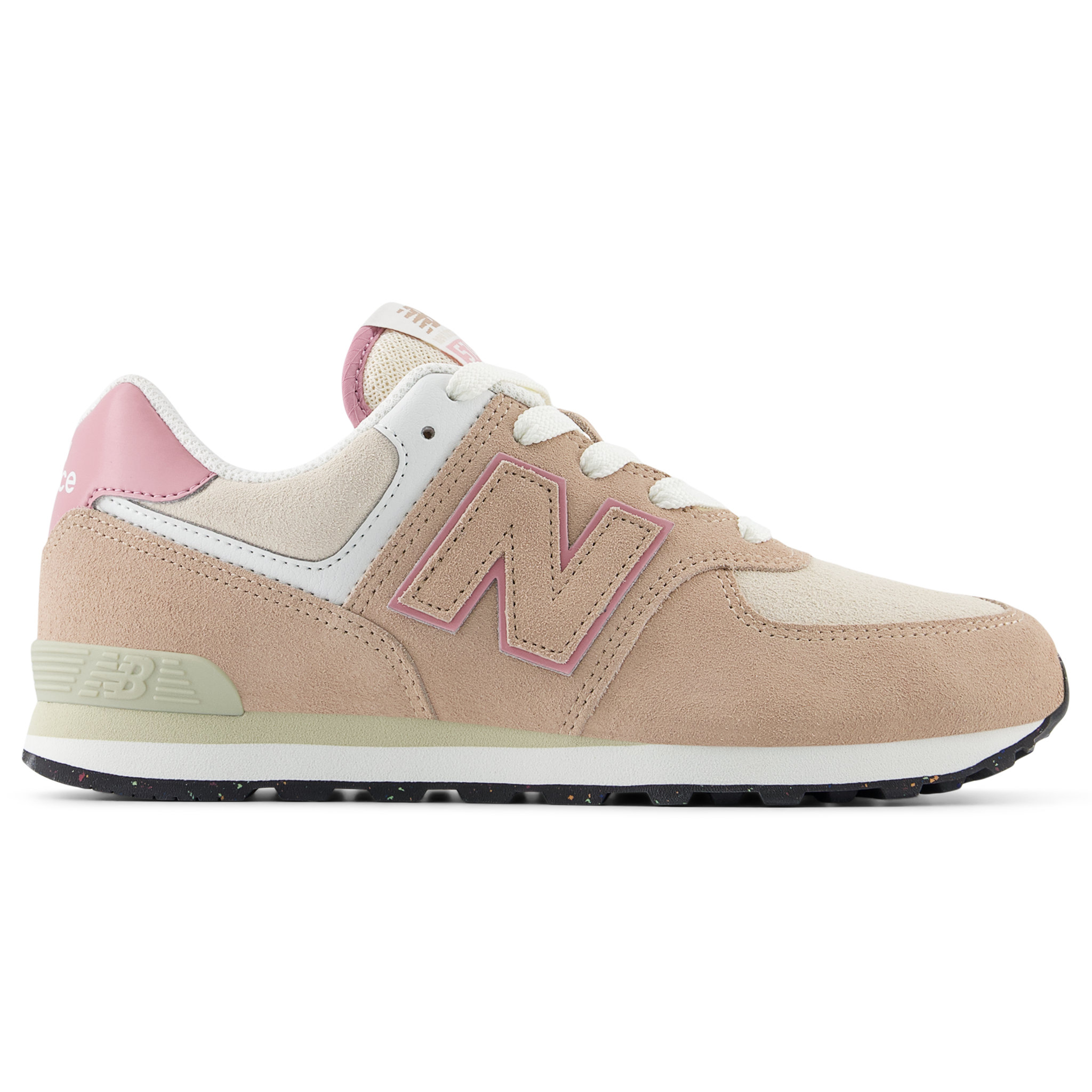 Buty dziecięce New Balance GC574QTC – beżowe