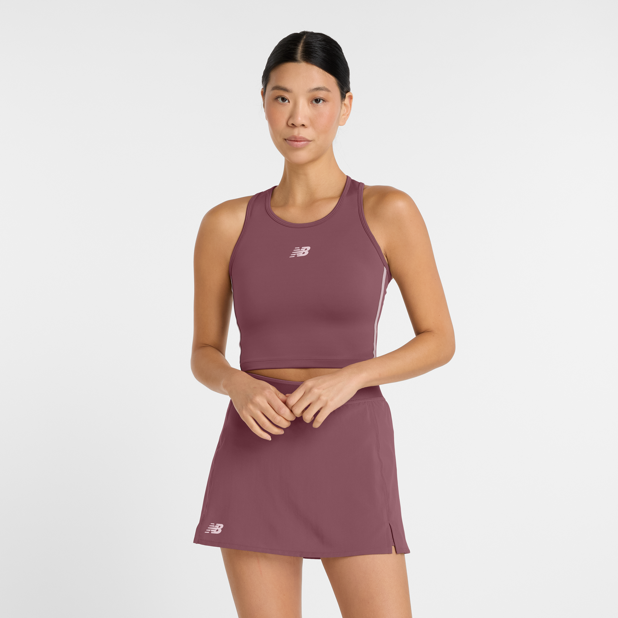 Koszulka damska New Balance WT51156FDP – bordowa