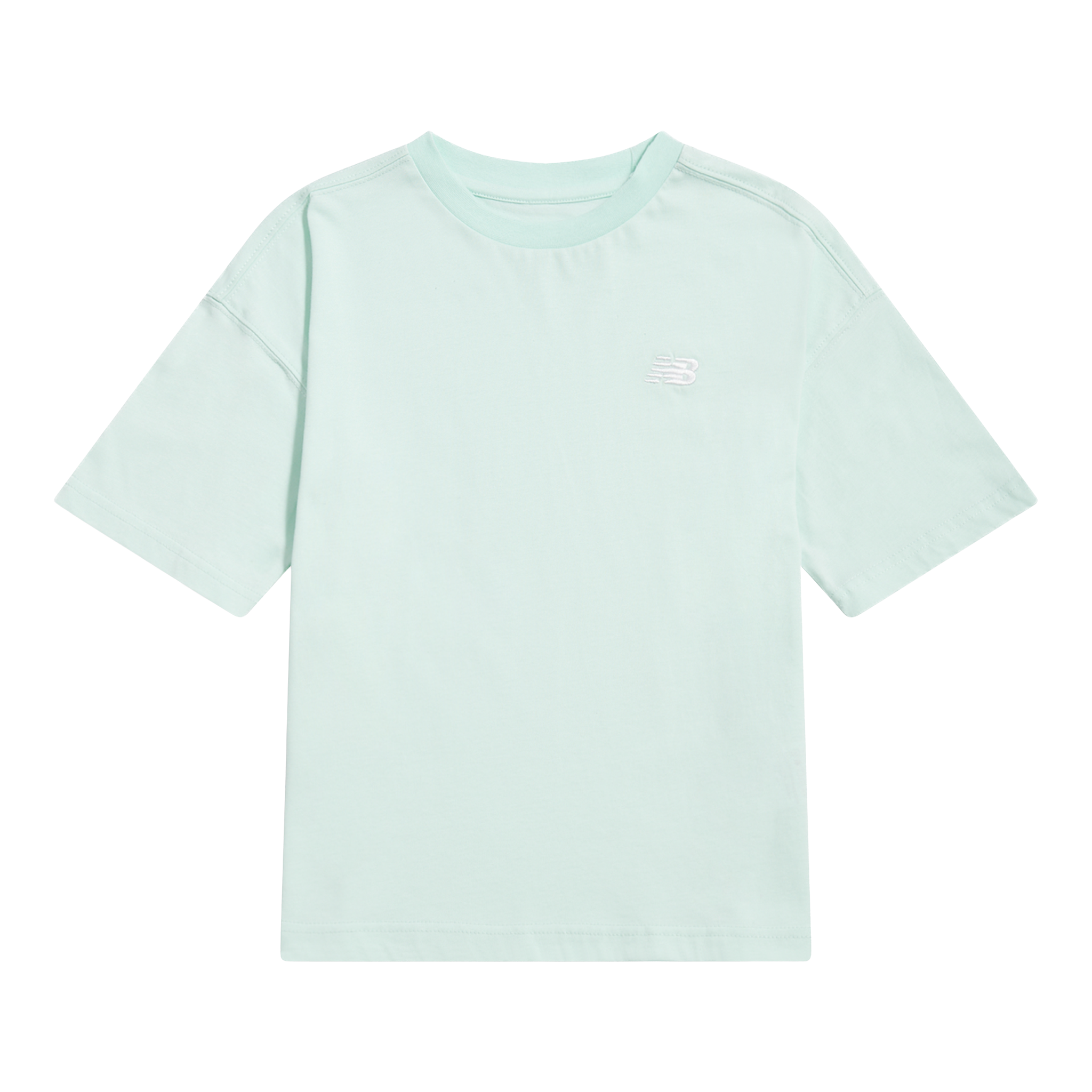 Koszulka dziecięca New Balance LAKG0001COJ – miętowa