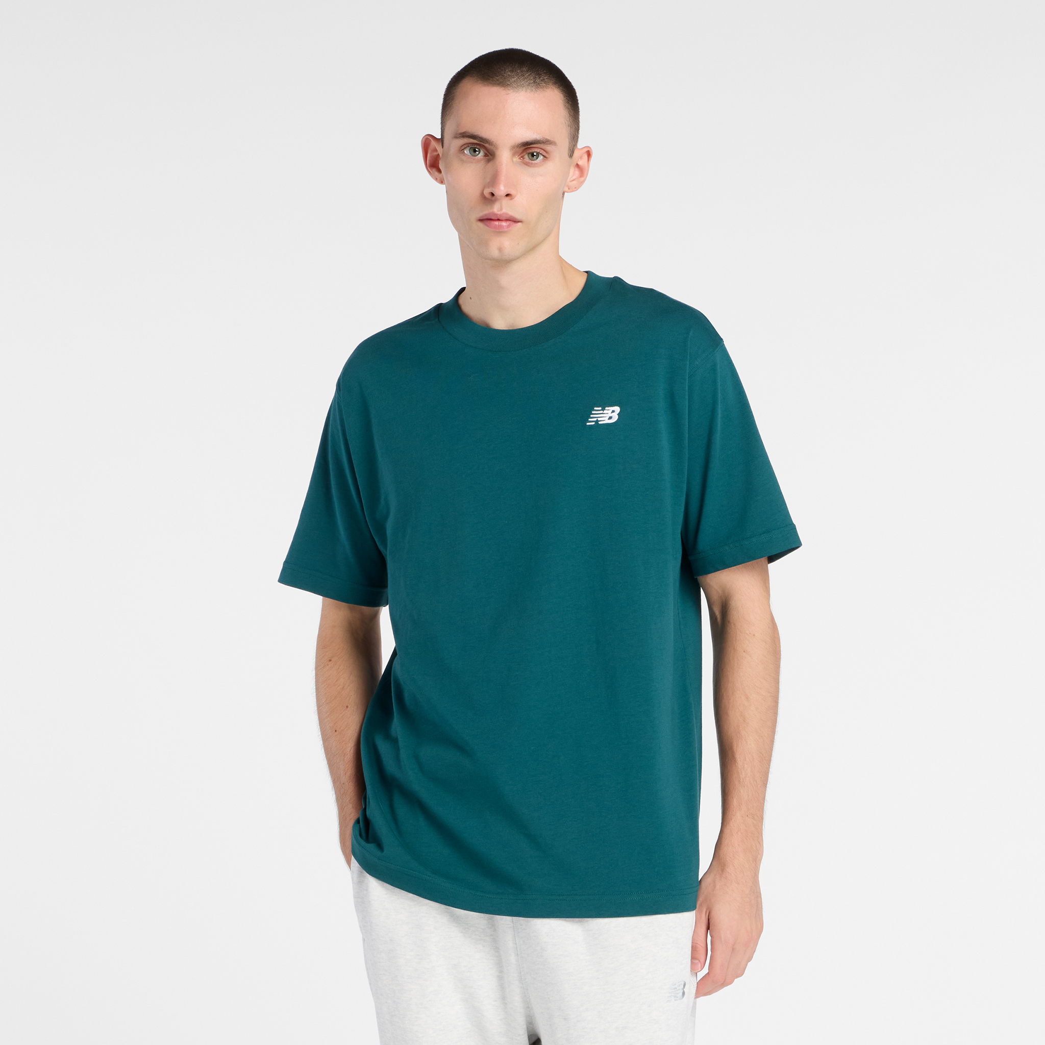 Koszulka męska New Balance MT41509AAV – zielona